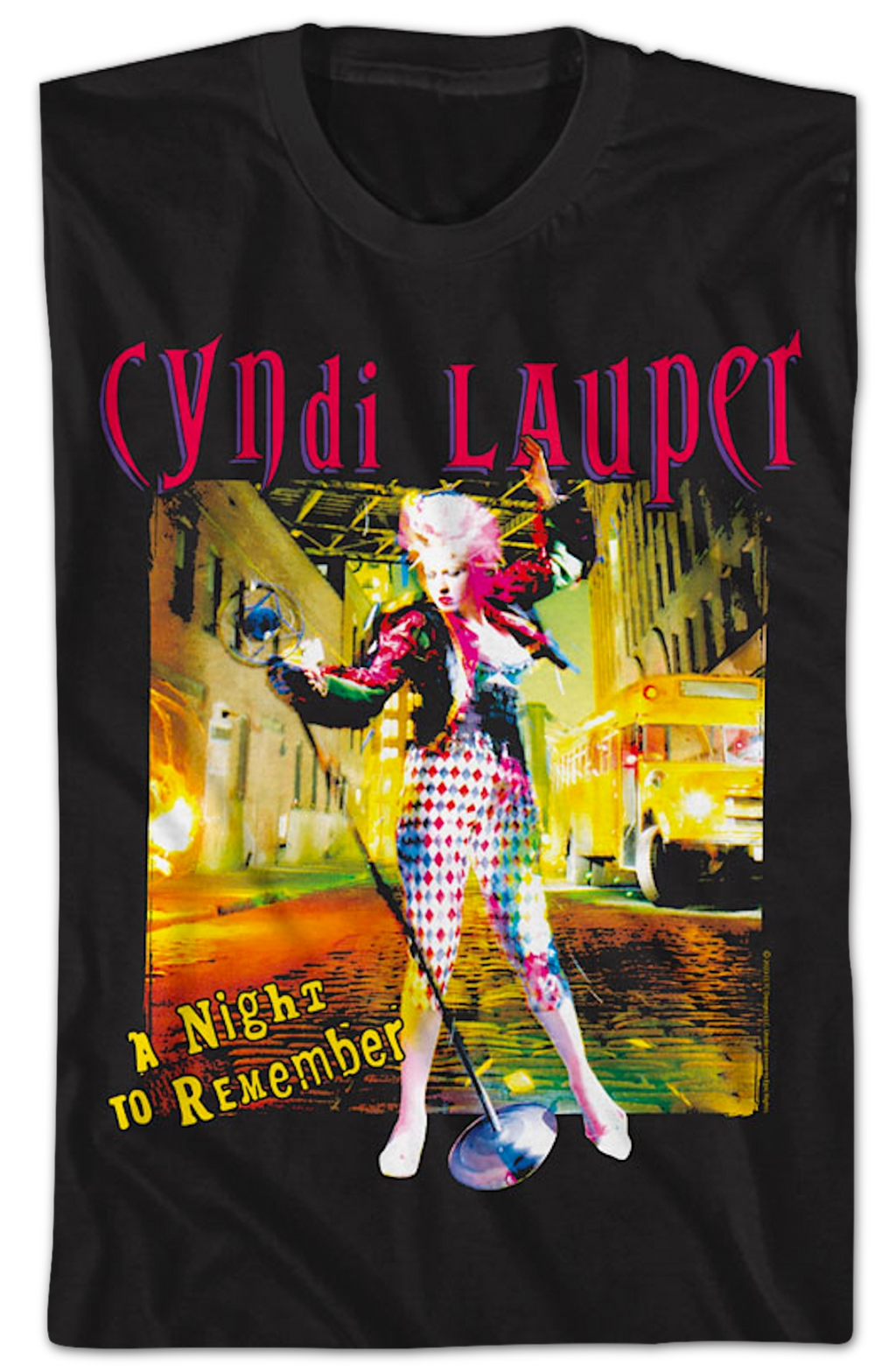 A Night To Remember Cyndi Lauper T-Shirt Hoodie, Sweatshirt | CiraTrend.com (Image 2)