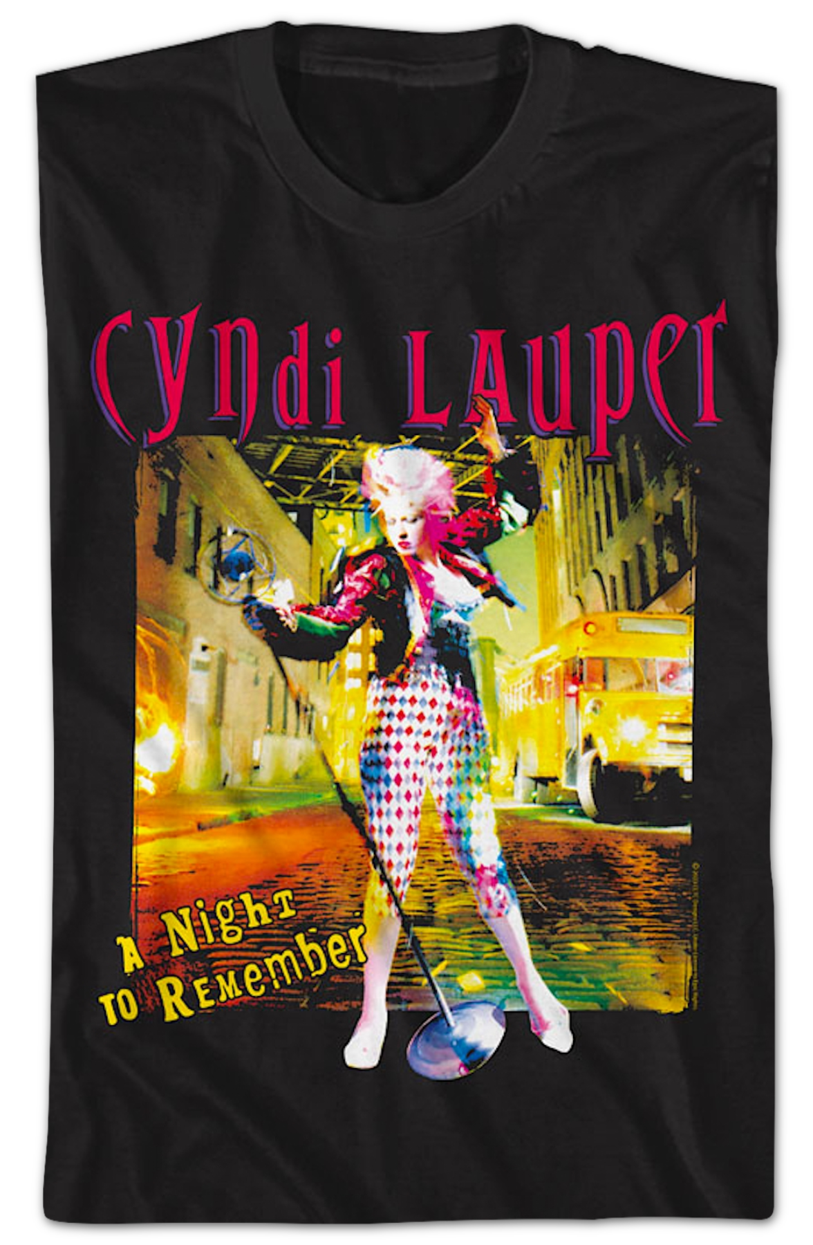 A Night To Remember Cyndi Lauper T-Shirt Hoodie, Sweatshirt | CiraTrend.com (Image 2)