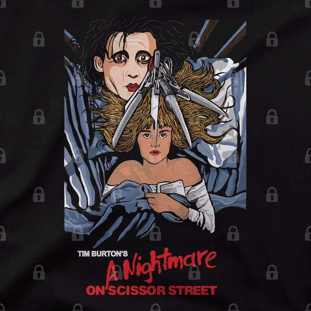 A Nightmare On Scissor Street T-Shirt Hoodie, Sweatshirt | CiraTrend.com (Image 1)