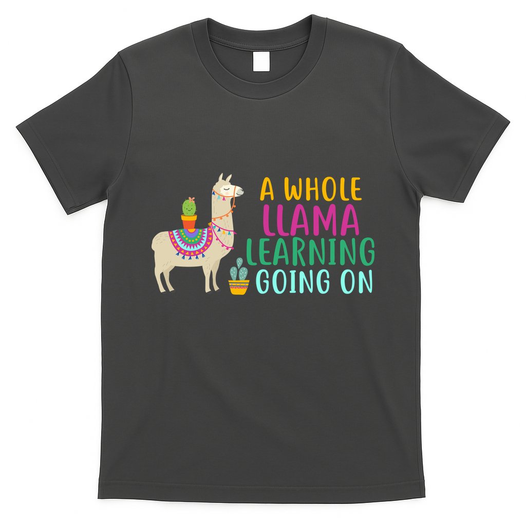 A Whole Llama Learning Going On T-Shirt