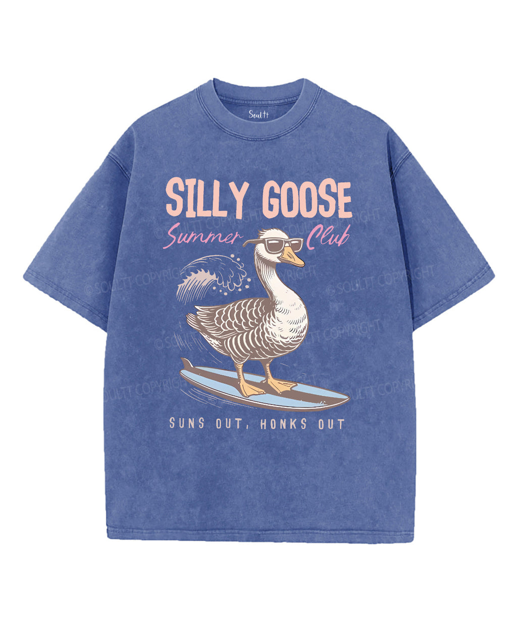 SILLY GOOSE Unisex Washed Christian T-shirt Hoodie, Sweatshirt | CiraTrend.com (Image 4)