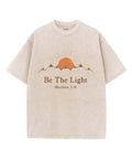 Be The Light Unisex Washed Christian T-shirt Style002 Hoodie, Sweatshirt | CiraTrend.com (Image 1)