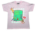Adventure Time Mens T-Shirt - BMO Surrounded by Gothic Font Hoodie, Sweatshirt | CiraTrend.com