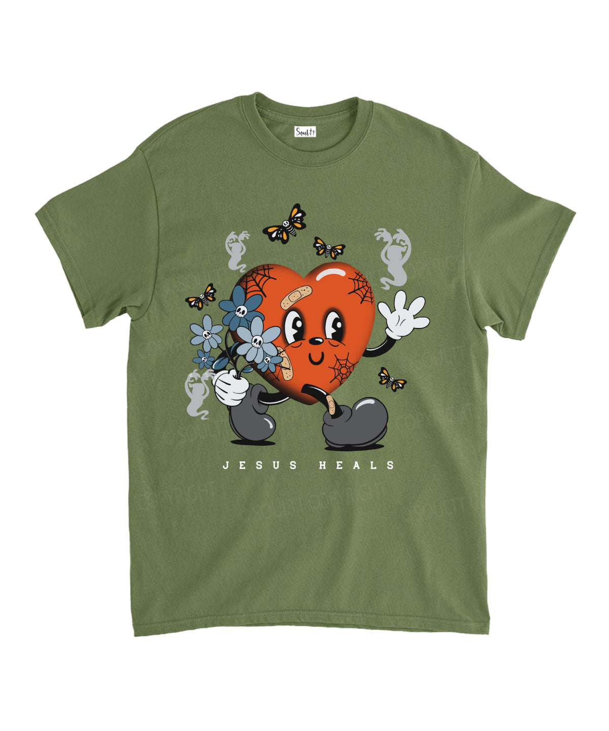 Jesus Heals Unisex Cotton Christian T-Shirt Style002 Hoodie, Sweatshirt | CiraTrend.com (Image 5)