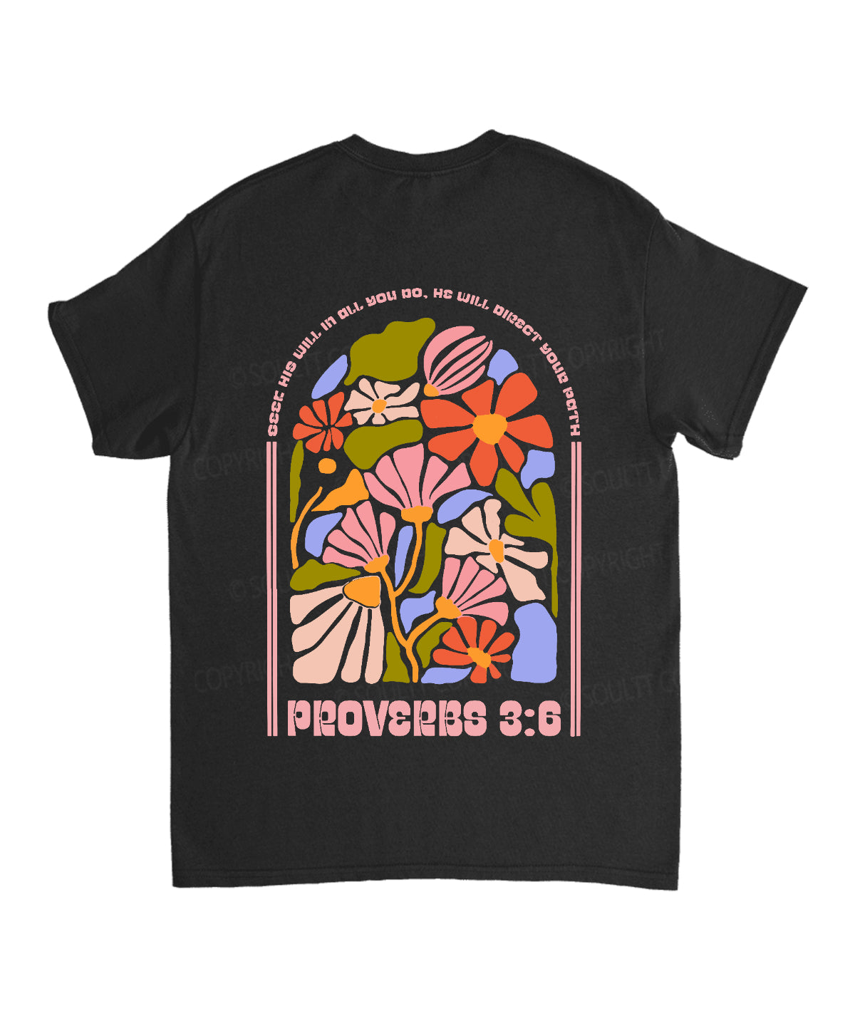 Seek His Will Double Sided Unisex Cotton Christian T-Shirt Hoodie, Sweatshirt | CiraTrend.com (Image 5)