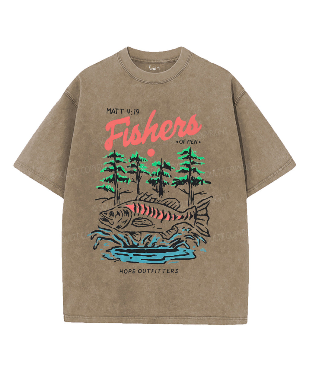 Fishers Of Men Unisex Washed Christian T-shirt Hoodie, Sweatshirt | CiraTrend.com (Image 5)
