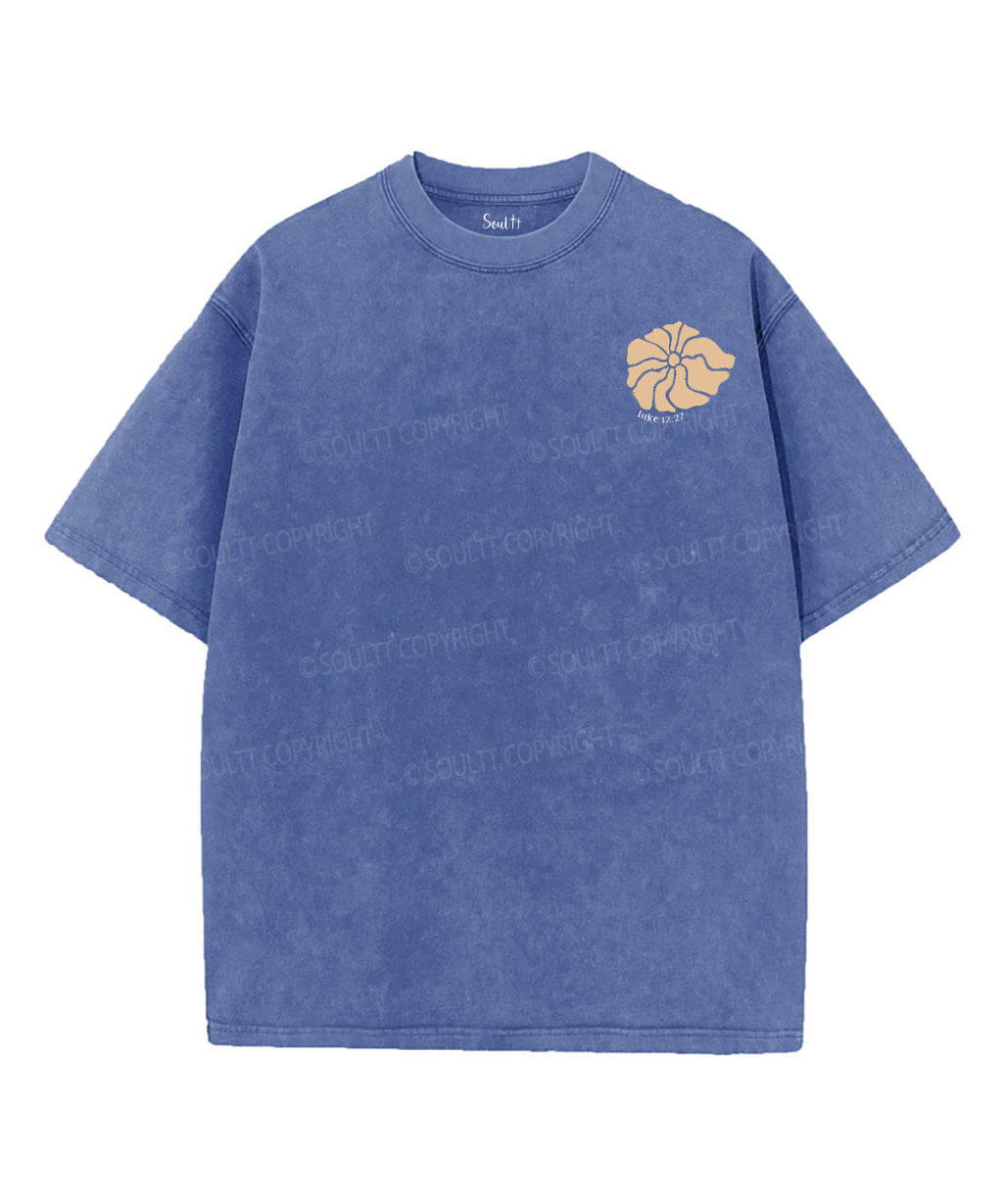 Consider The Wildflowers Double Sided Unisex Washed Christian T-shirt Style003 Hoodie, Sweatshirt | CiraTrend.com (Image 5)