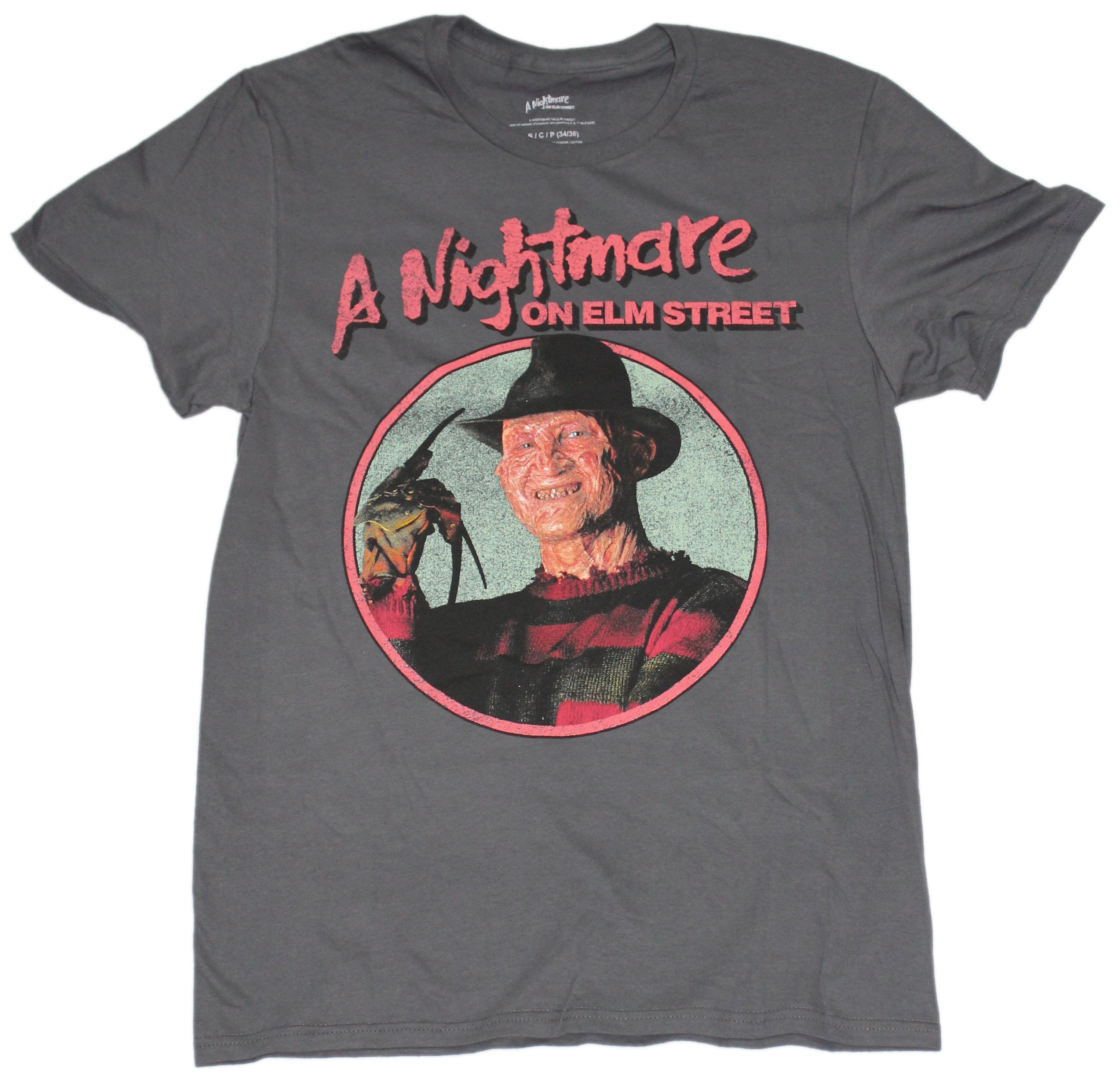 Nightmare on Elm Street Mens T-Shirt - Freddy Photo Circle Image Hoodie, Sweatshirt | CiraTrend.com