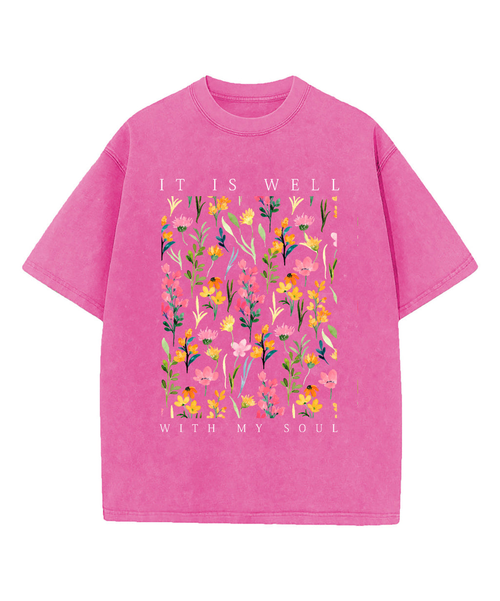 It Is Well With My Soul Washed Christian T-shirt Style012 Hoodie, Sweatshirt | CiraTrend.com (Image 3)