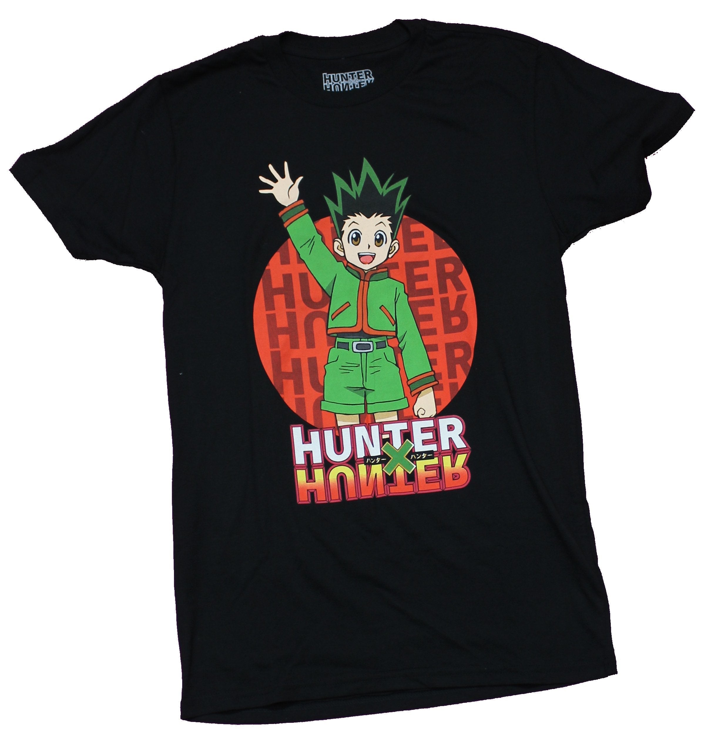 Hunter X Hunter Mens T-Shirt - Gon Waving Red Circle Image Hoodie, Sweatshirt | CiraTrend.com