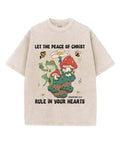 The Peace Of Christ Unisex Washed Christian T-shirt Hoodie, Sweatshirt | CiraTrend.com (Image 1)