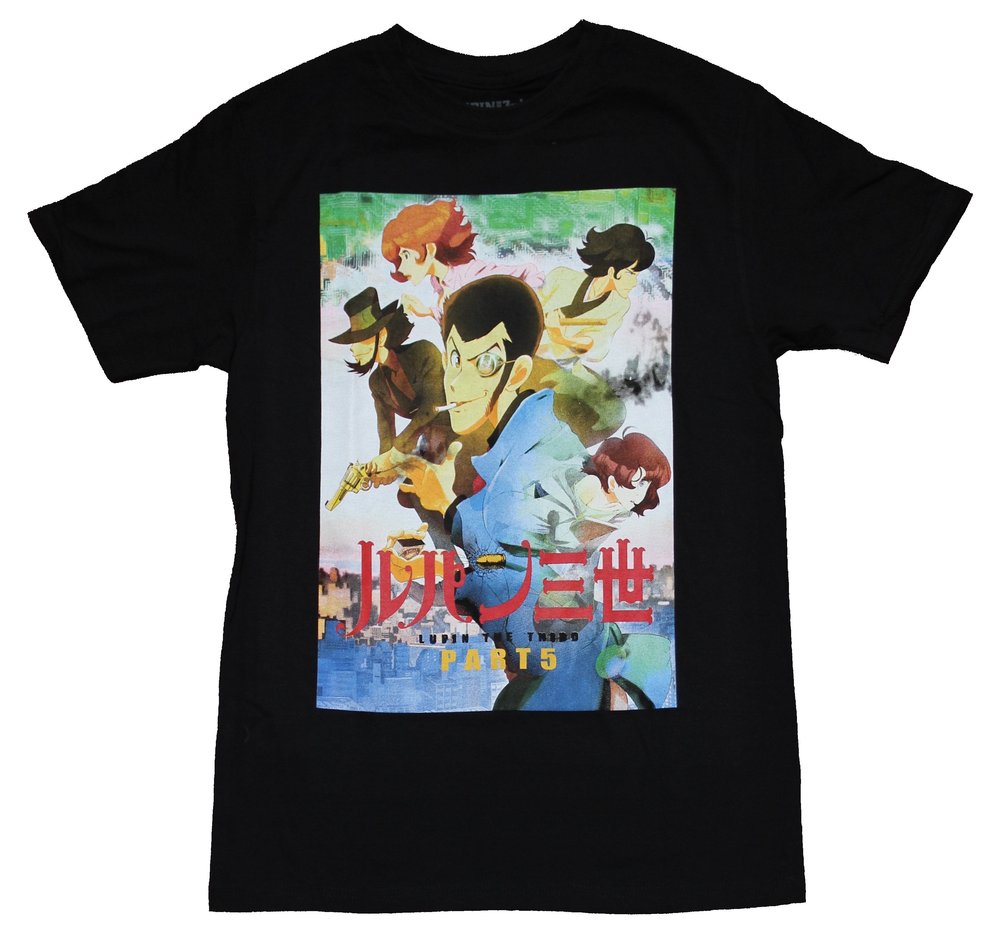 Lupin the Third Mens T-Shirt - Key Art Part Five Poster Image Hoodie, Sweatshirt | CiraTrend.com