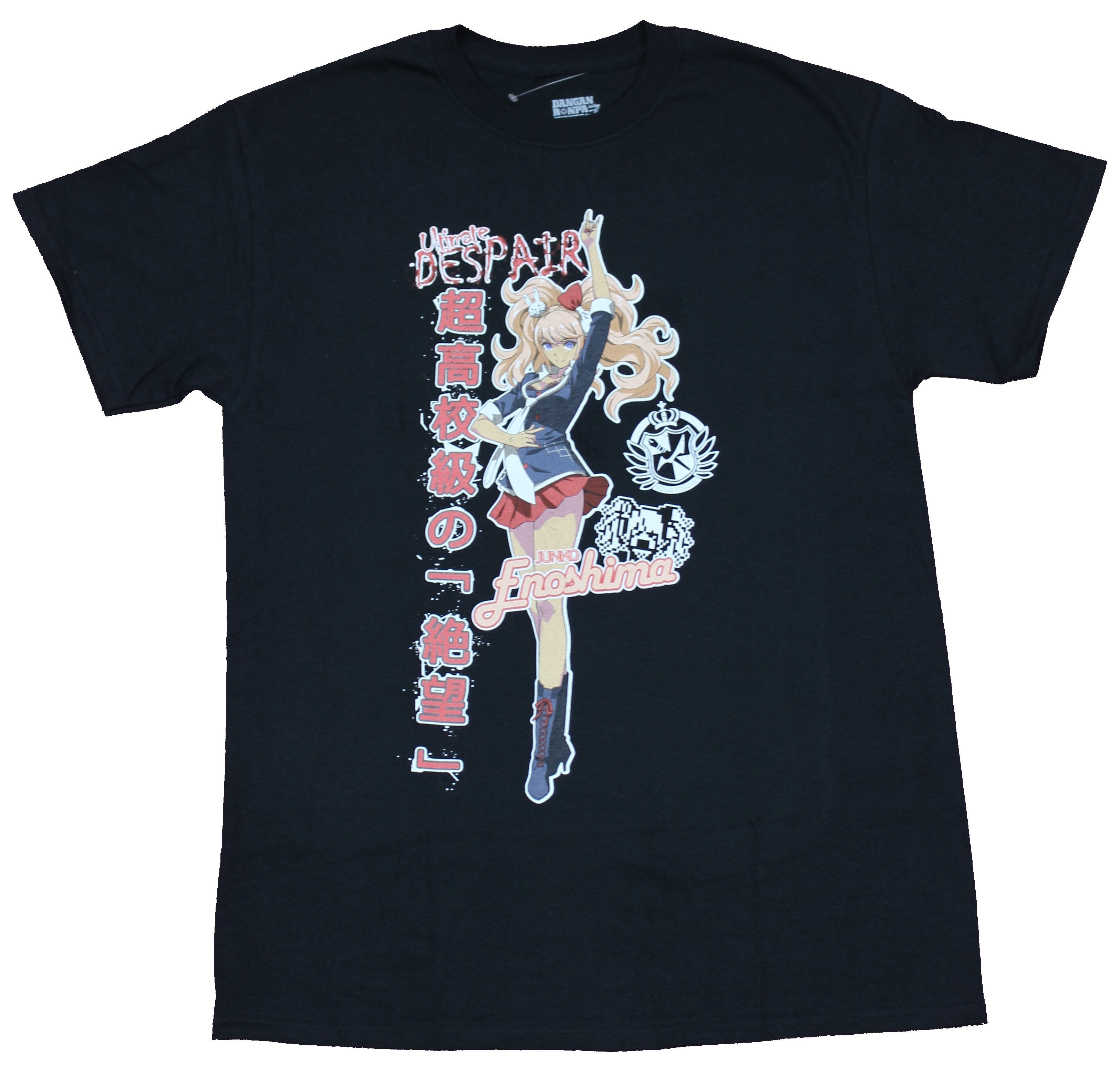 Danganropa 3 Mens T-Shirt - Ultimate Despair Kanji Enoshima Image Hoodie, Sweatshirt | CiraTrend.com