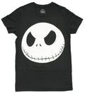 Nightmare Before Christmas Mens T-Shirt - Giant Jack Skellington Face Hoodie, Sweatshirt | CiraTrend.com