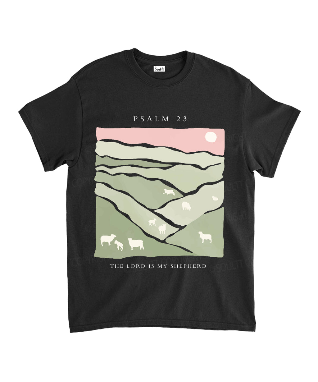 The Lord Is My Shepherd Unisex Cotton Christian T-Shirt Hoodie, Sweatshirt | CiraTrend.com (Image 2)