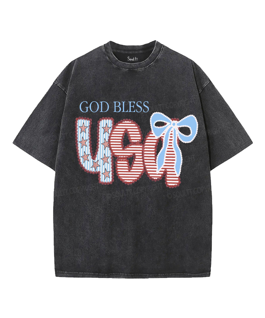 God Bless USA Washed Christian Style001 T-Shirts, Hoodie, Sweatshirt