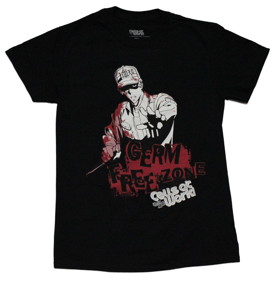 Cells At Work Mens T-Shirt - Character Above Germ Free Zone Hoodie, Sweatshirt | CiraTrend.com
