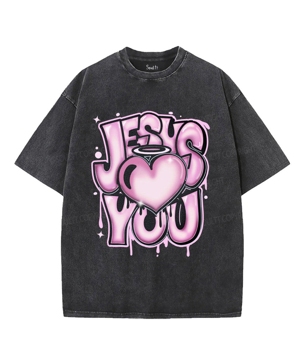 Jesus Love You Washed Christian T-shirt Style002 Hoodie, Sweatshirt | CiraTrend.com (Image 3)