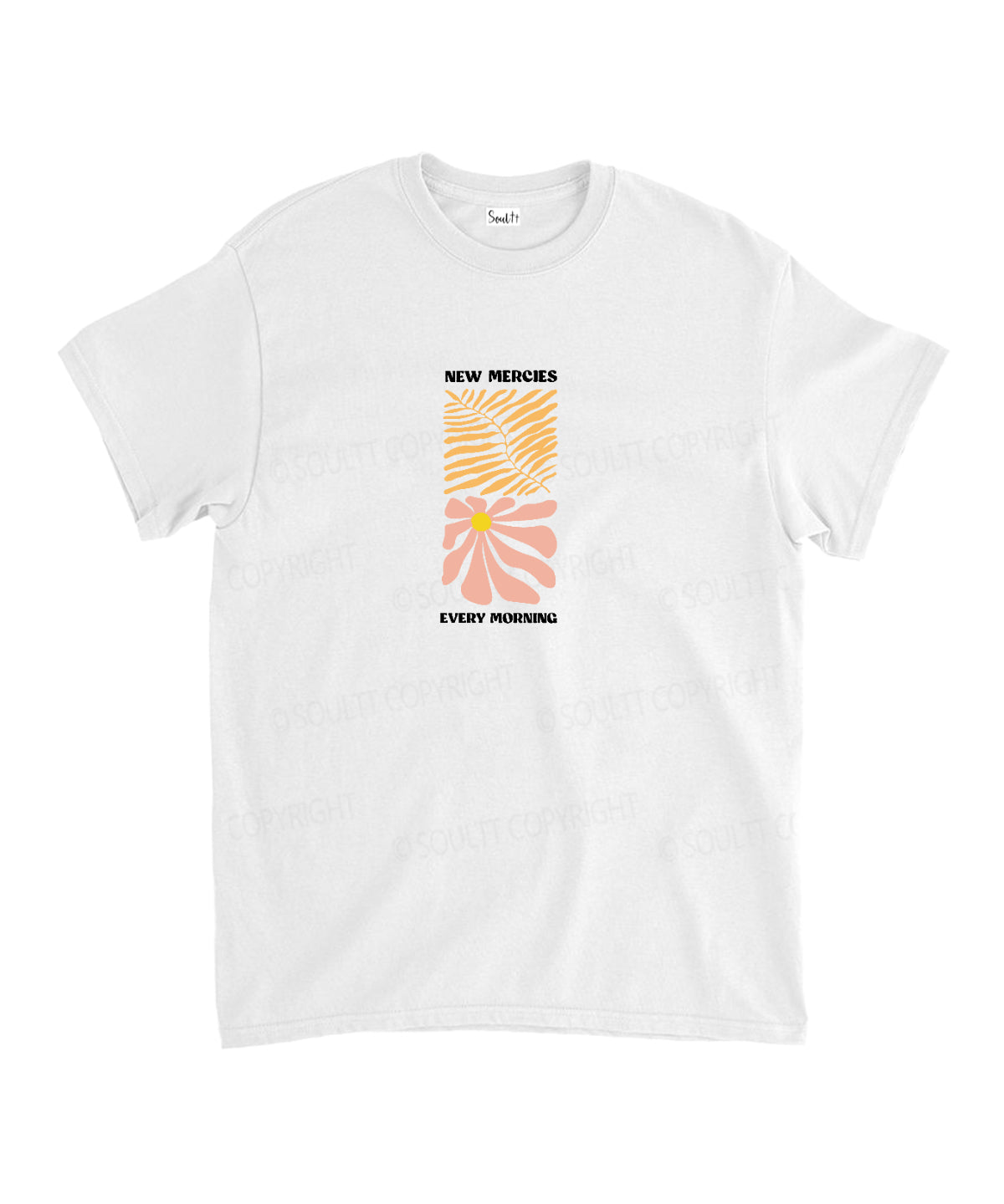 New Mercies Every Morning Double Sided Unisex Cotton Christian T-Shirt Hoodie, Sweatshirt | CiraTrend.com (Image 2)