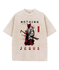Nothing But The Blood Of Jesus Unisex Washed Christian T-shirt Hoodie, Sweatshirt | CiraTrend.com (Image 1)
