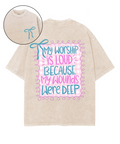 My Wounds Were Deep Double Sided Unisex Washed Christian T-shirt Hoodie, Sweatshirt | CiraTrend.com (Image 1)