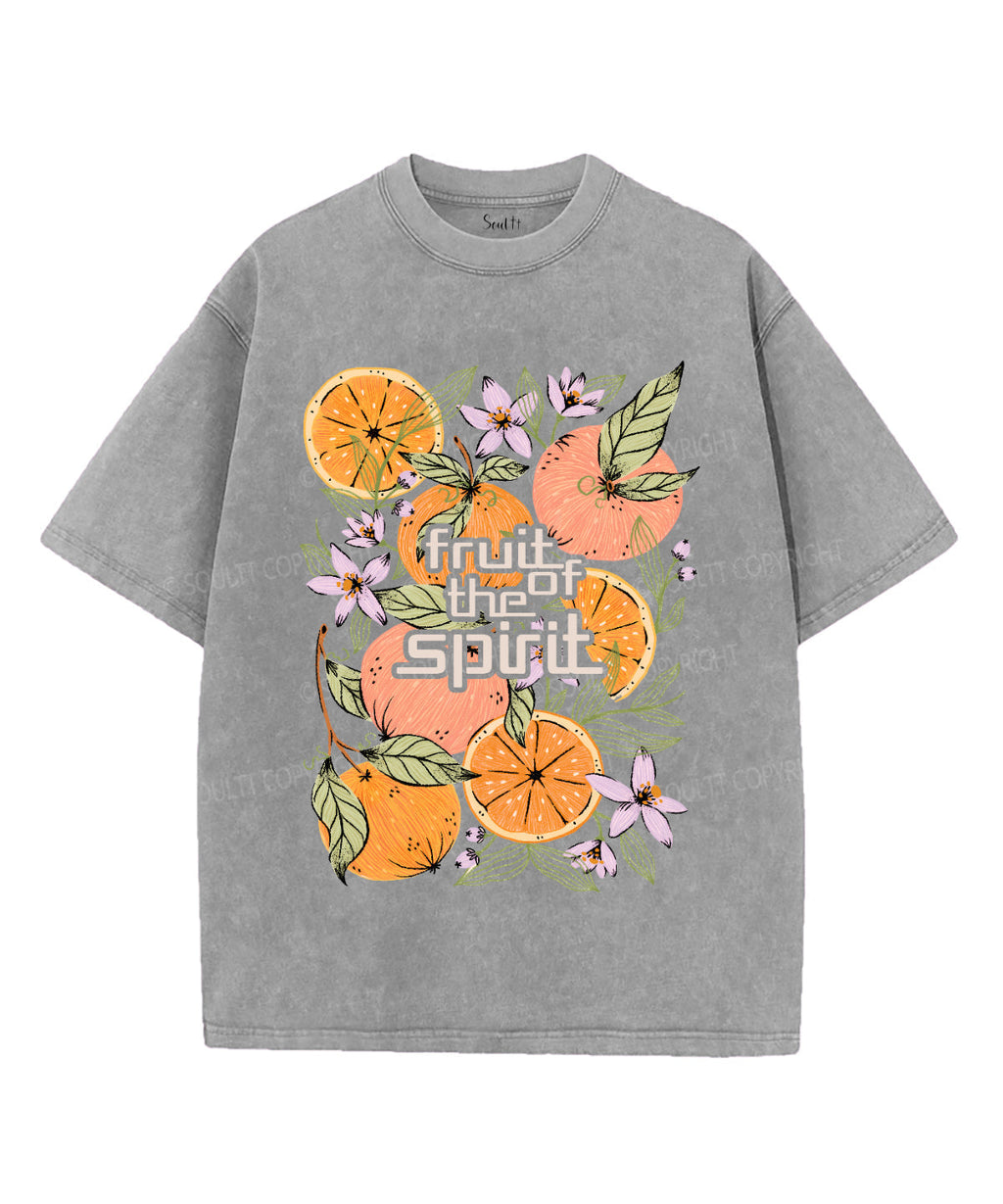 Fruit Of The Spirit Unisex Washed Christian T-shirt Style001 Hoodie, Sweatshirt | CiraTrend.com (Image 2)