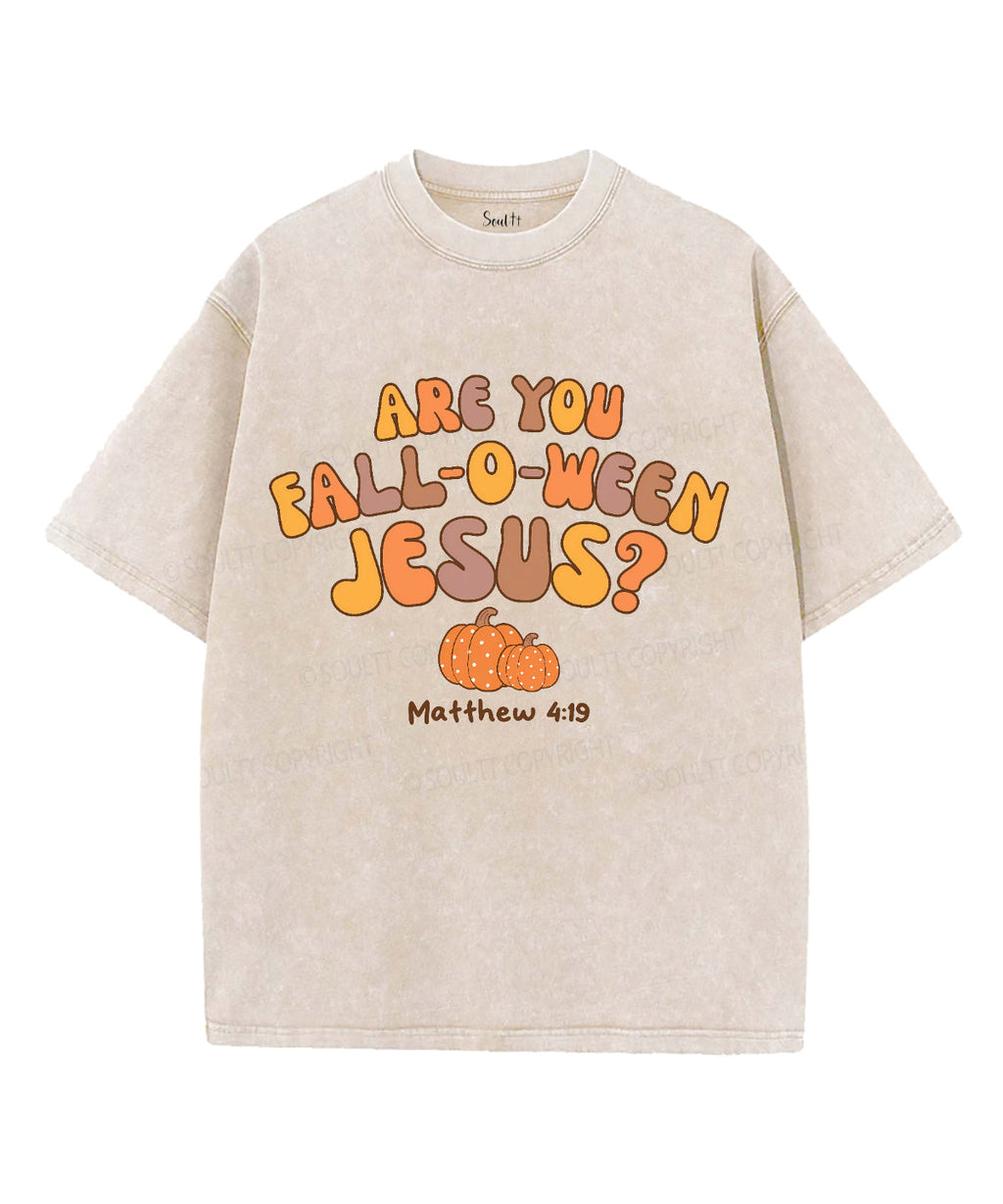 Are You Fall-O-Ween Unisex Washed Christian T-shirt Hoodie, Sweatshirt | CiraTrend.com (Image 2)