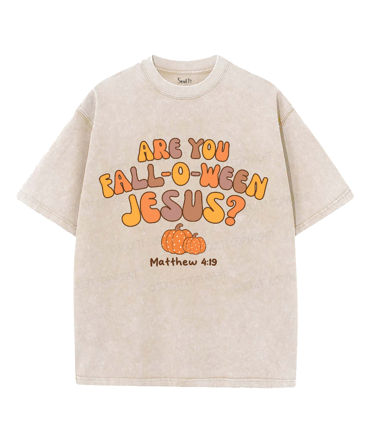 Are You Fall-O-Ween Unisex Washed Christian T-shirt Hoodie, Sweatshirt | CiraTrend.com (Image 2)