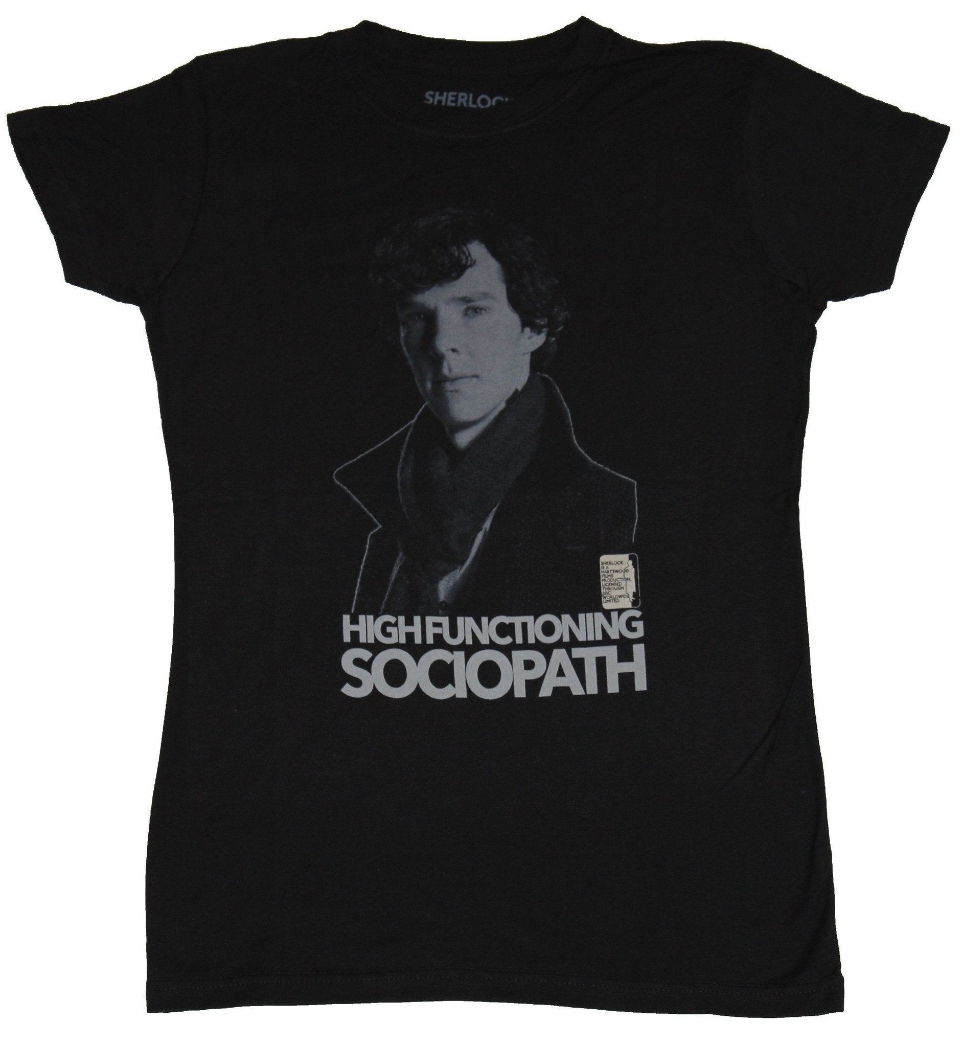 Sherlock (BBC ) Juniors High Functioning Sociopath Photo T-Shirts, Hoodie, Sweatshirt