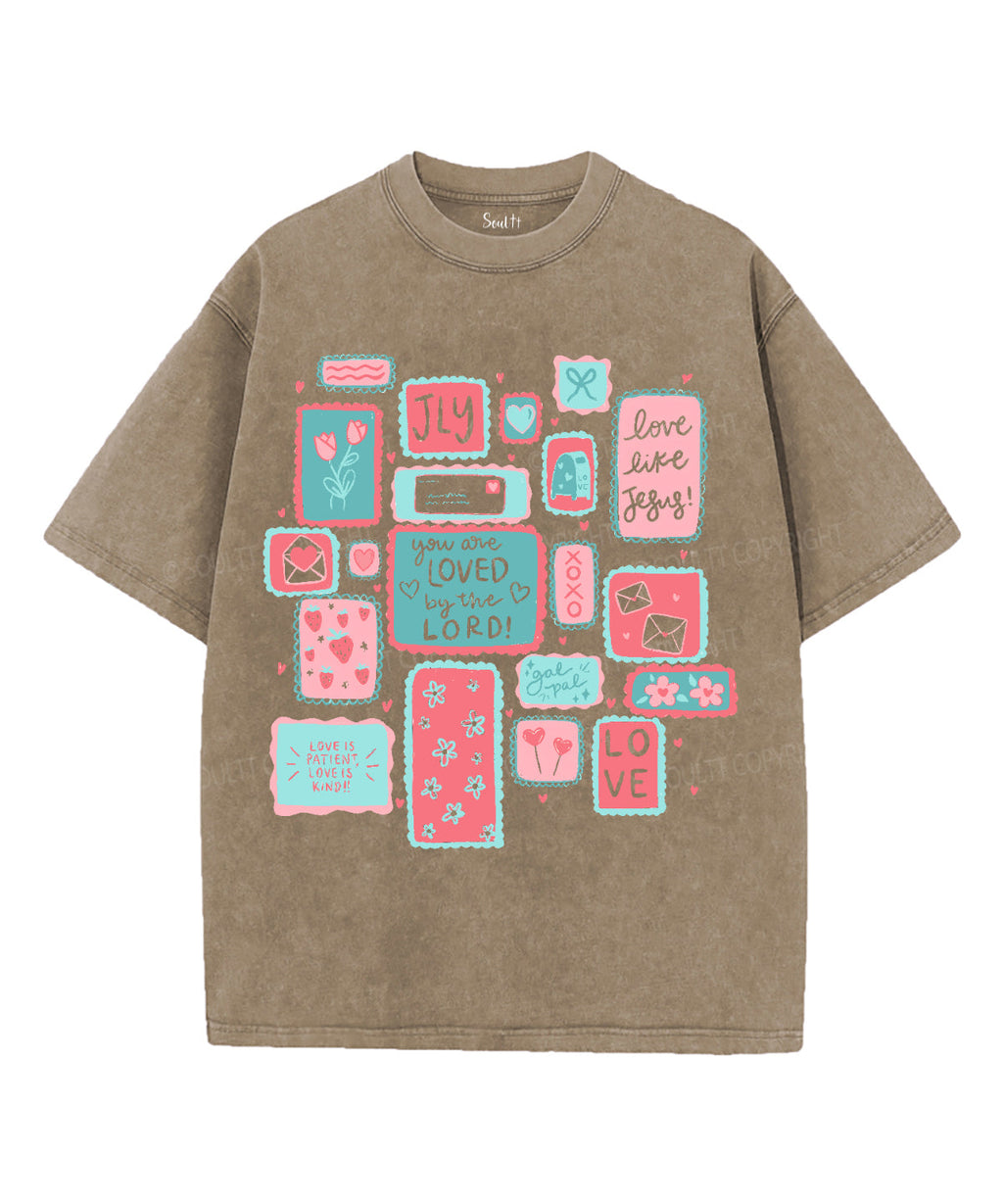 Love Like Jesus Unisex Washed Christian T-shirt Hoodie, Sweatshirt | CiraTrend.com (Image 5)