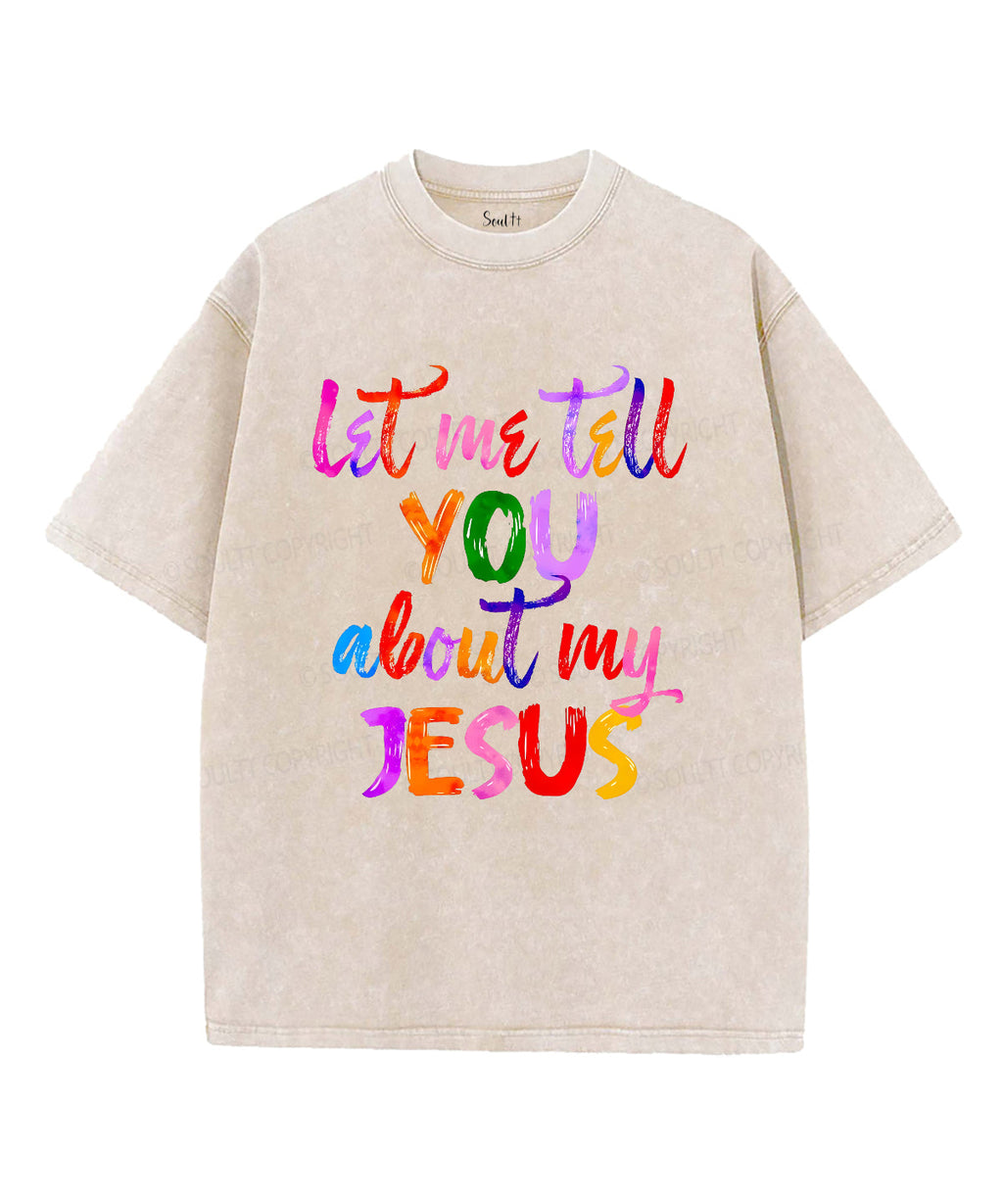 My Jesus Unisex Washed Christian T-shirt Style001 Hoodie, Sweatshirt | CiraTrend.com (Image 1)