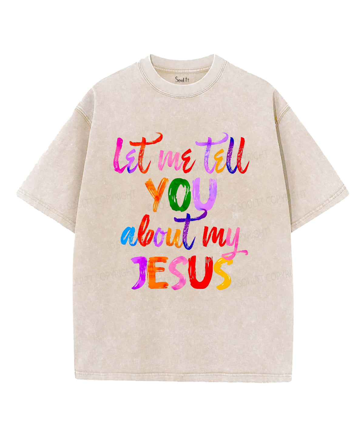 My Jesus Unisex Washed Christian T-shirt Style001 Hoodie, Sweatshirt | CiraTrend.com (Image 1)