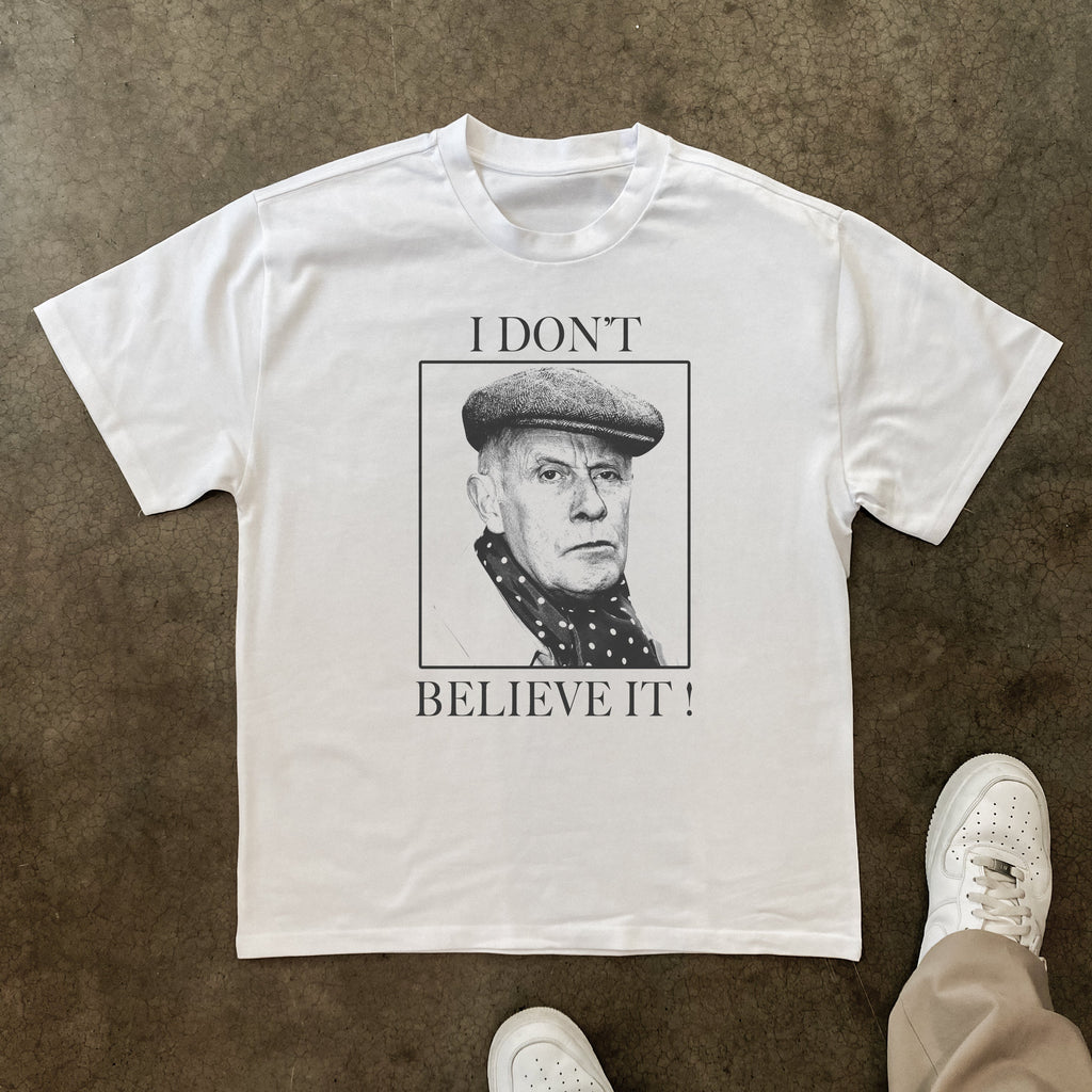 90S ONE FOOT IN THE GRAVE VINTAGE VICTOR MELDREW HEAVYWEIGHT WHITE T-SHIRT Hoodie, Sweatshirt | CiraTrend.com (Image 1)