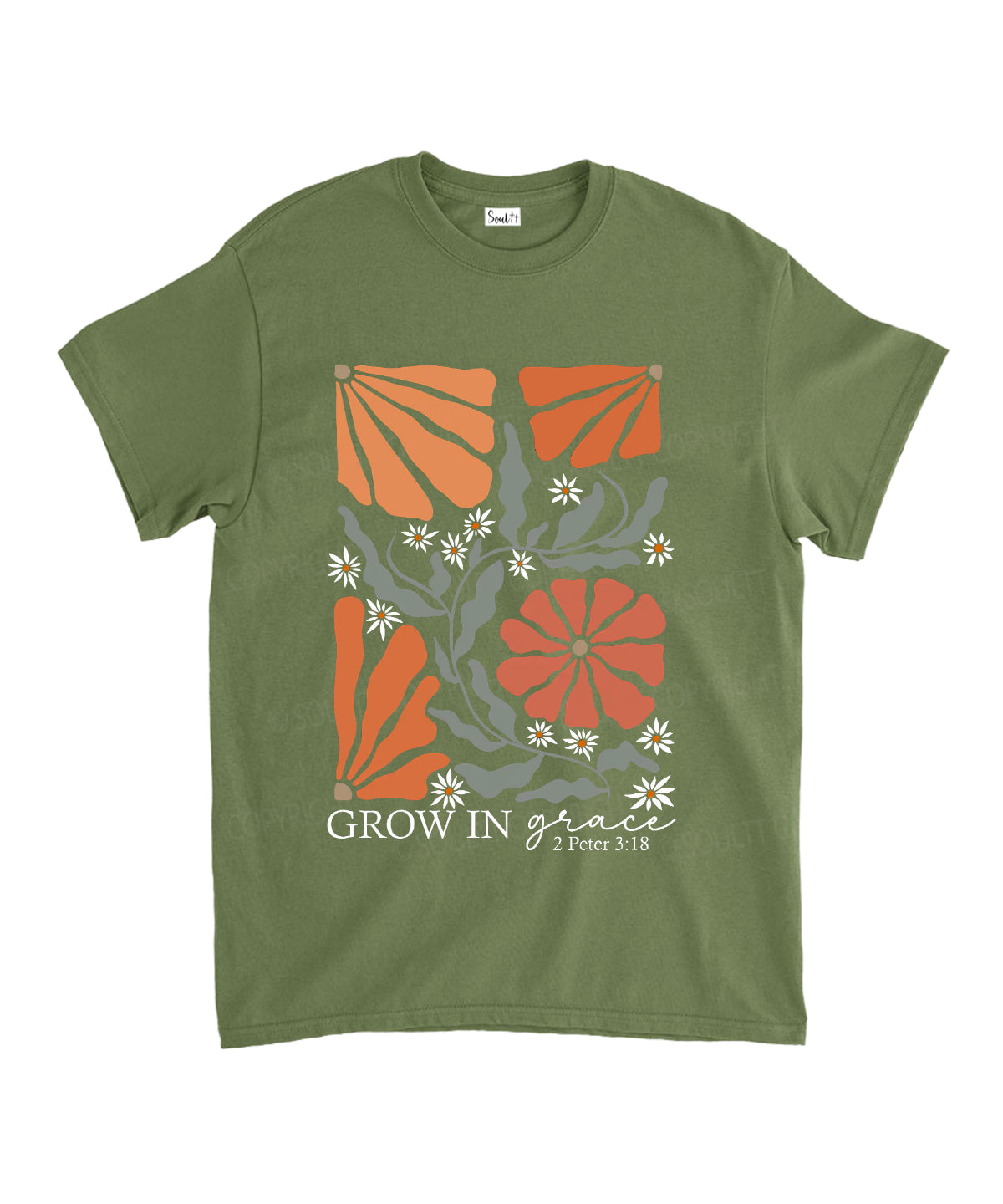 Grow Grace Cotton Christian T-Shirts, Hoodie, Sweatshirt