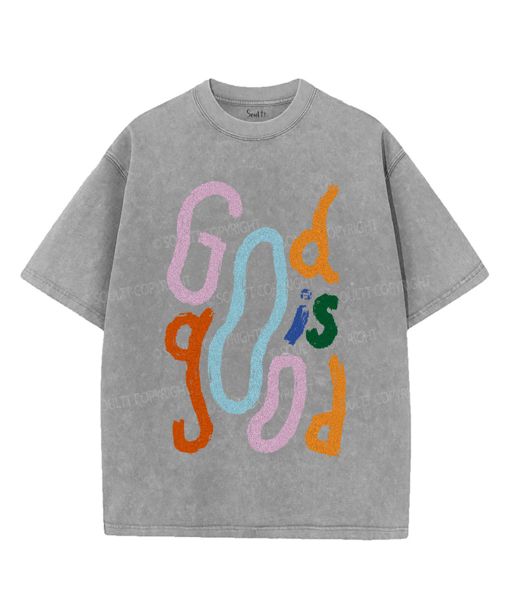 God Is Good Unisex Washed Christian T-shirt Hoodie, Sweatshirt | CiraTrend.com (Image 2)