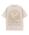 Give It to God Unisex Washed Christian T-shirt Hoodie, Sweatshirt | CiraTrend.com (Image 1)