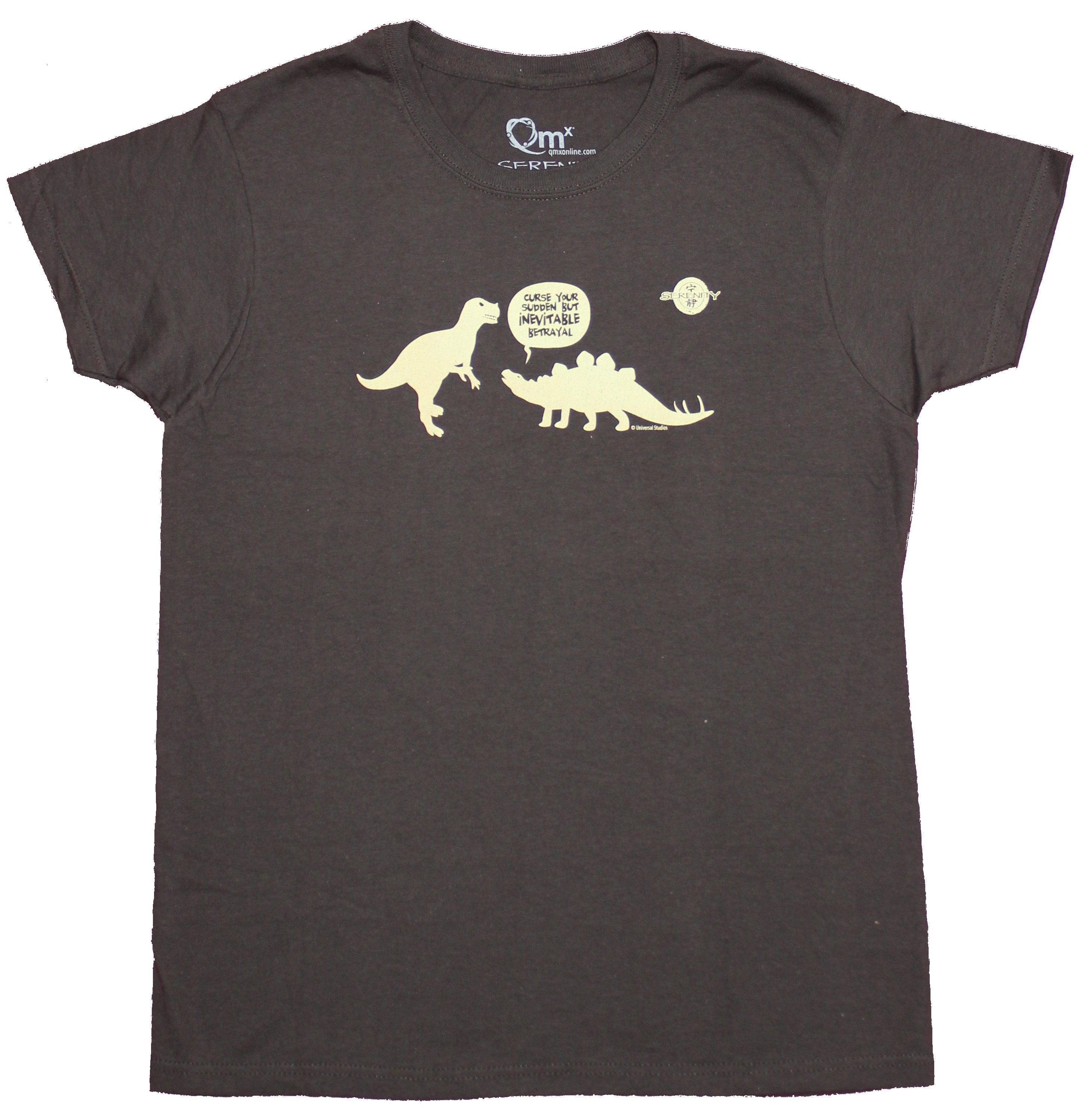 Firefly Serenity Girls Juniors T-Shirt - Curse Your Sudden But Inevitable Betrayal Dinos Hoodie, Sweatshirt | CiraTrend.com