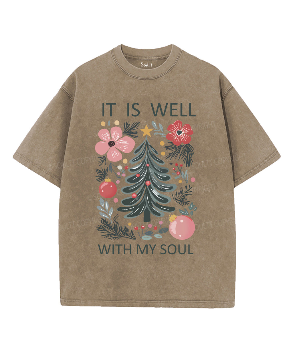It Is Well With My Soul Washed Christian T-shirt Style024 Hoodie, Sweatshirt | CiraTrend.com (Image 5)