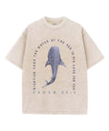 Mightier Than The Waves Unisex Washed Christian T-shirt Style005 Hoodie, Sweatshirt | CiraTrend.com (Image 1)