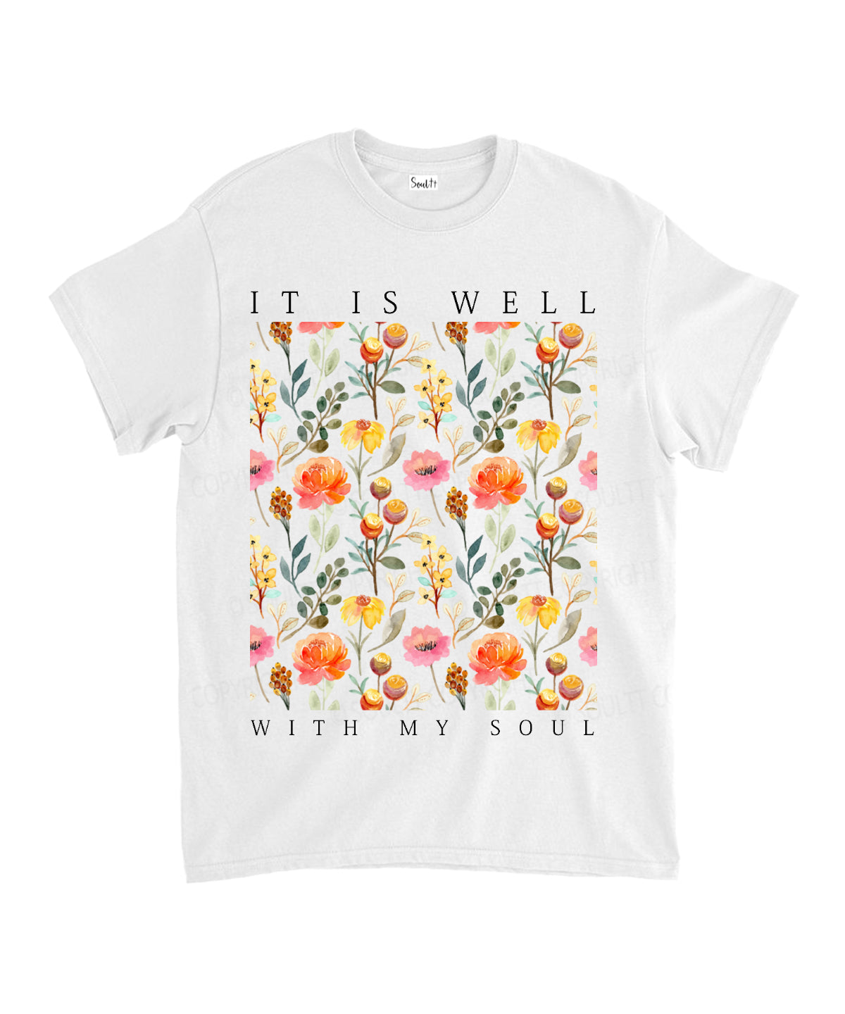 Is Well My Soul Cotton Christian Style001 T-Shirts, Hoodie, Sweatshirt