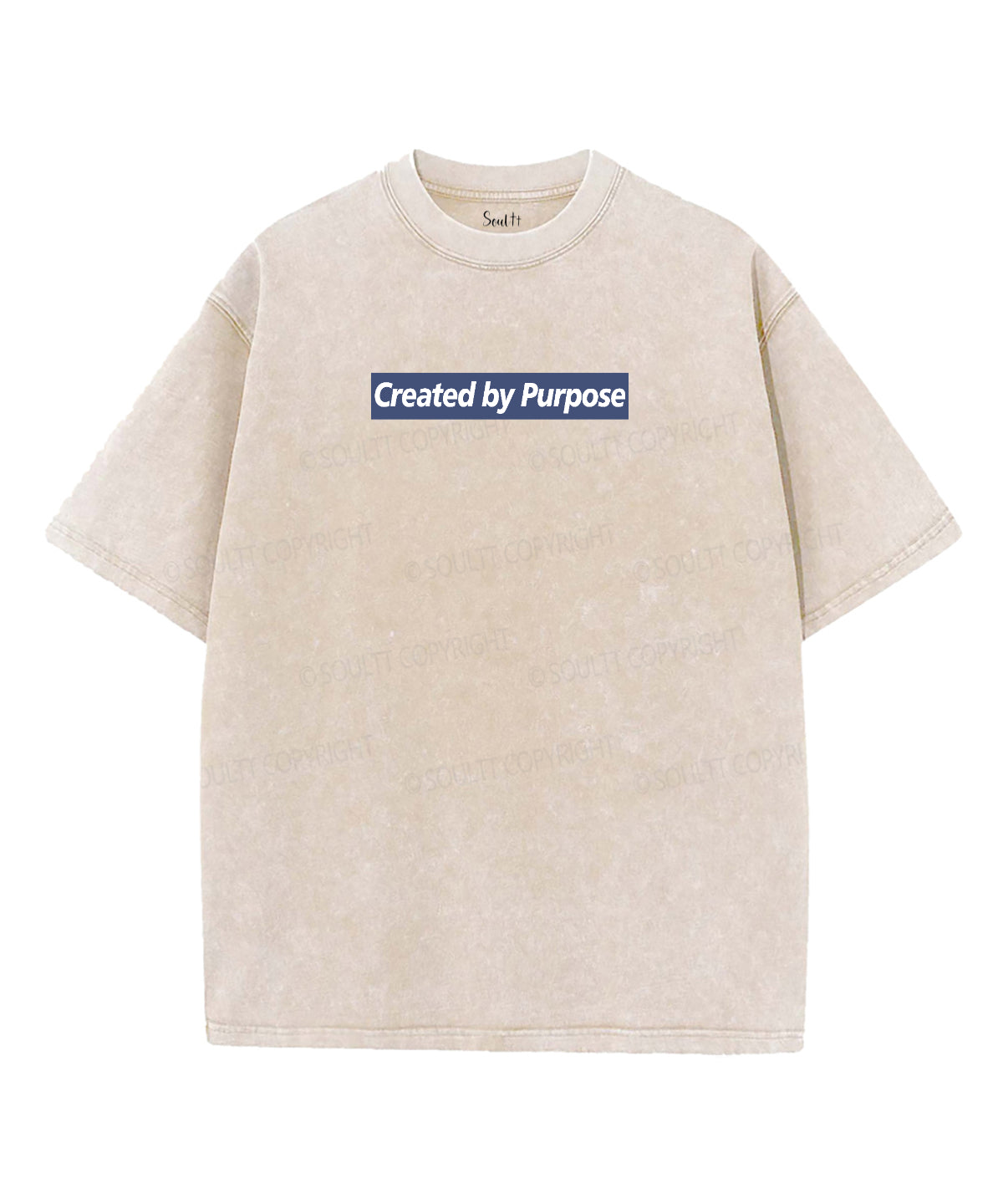 Created Purpose Double Sided Washed Christian Style001 T-Shirts, Hoodie, Sweatshirt