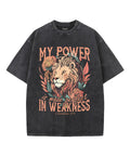 My Power Is Made Perfect In Weakness Unisex Washed Christian T-shirt Hoodie, Sweatshirt | CiraTrend.com (Image 1)