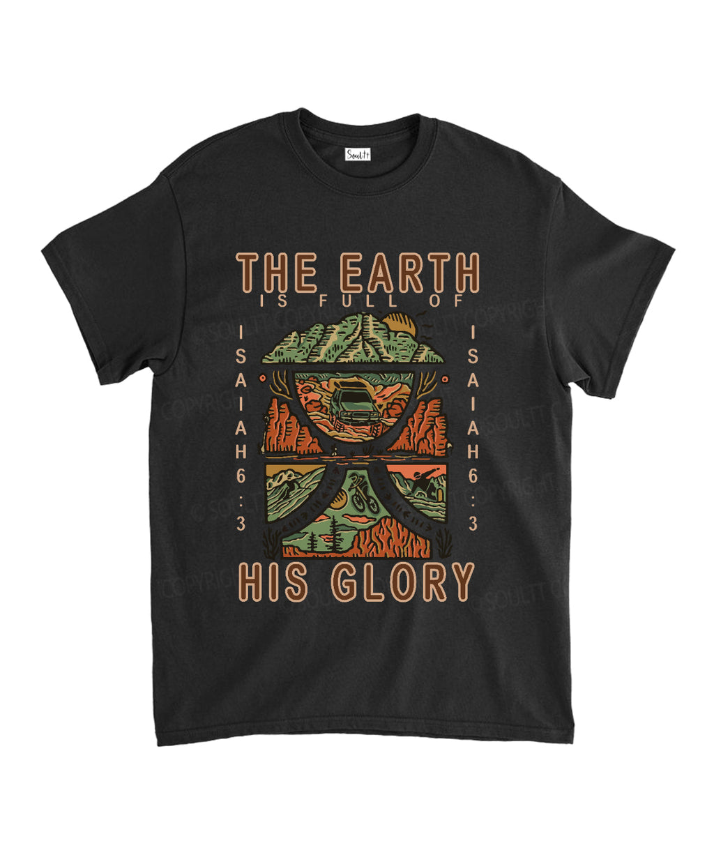 The Earth Is Full Of His Glory Unisex Cotton Christian T-Shirt Style003 Hoodie, Sweatshirt | CiraTrend.com (Image 3)