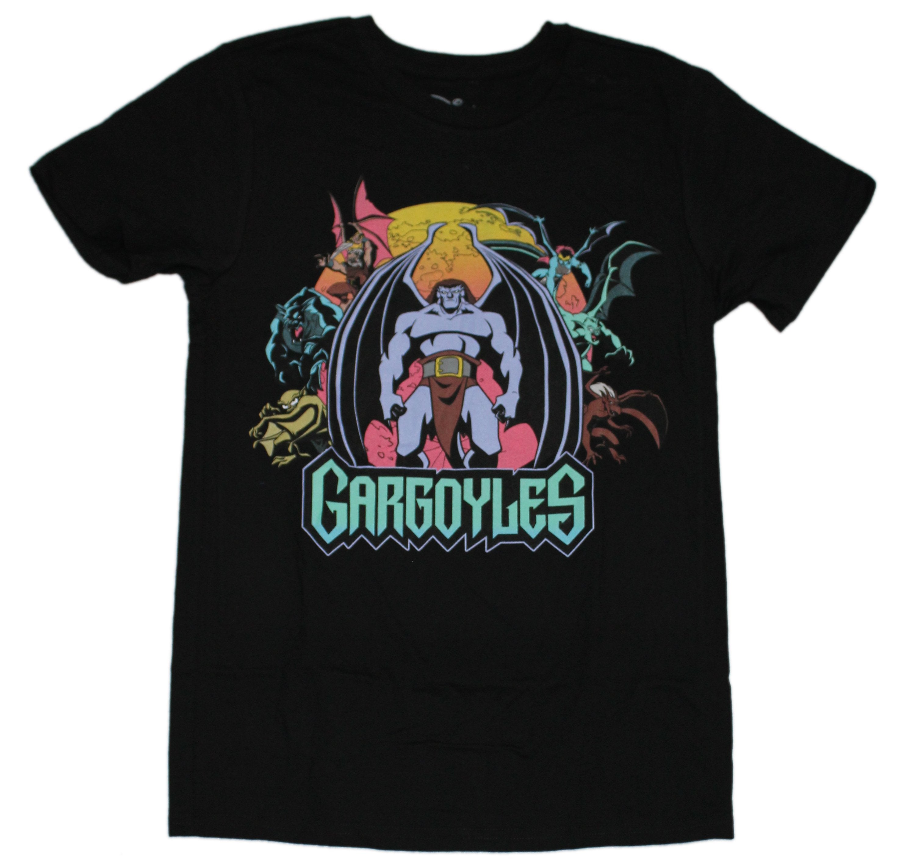 Gargoyles Mens T-Shirt - Day Glow Logo Image Hoodie, Sweatshirt | CiraTrend.com