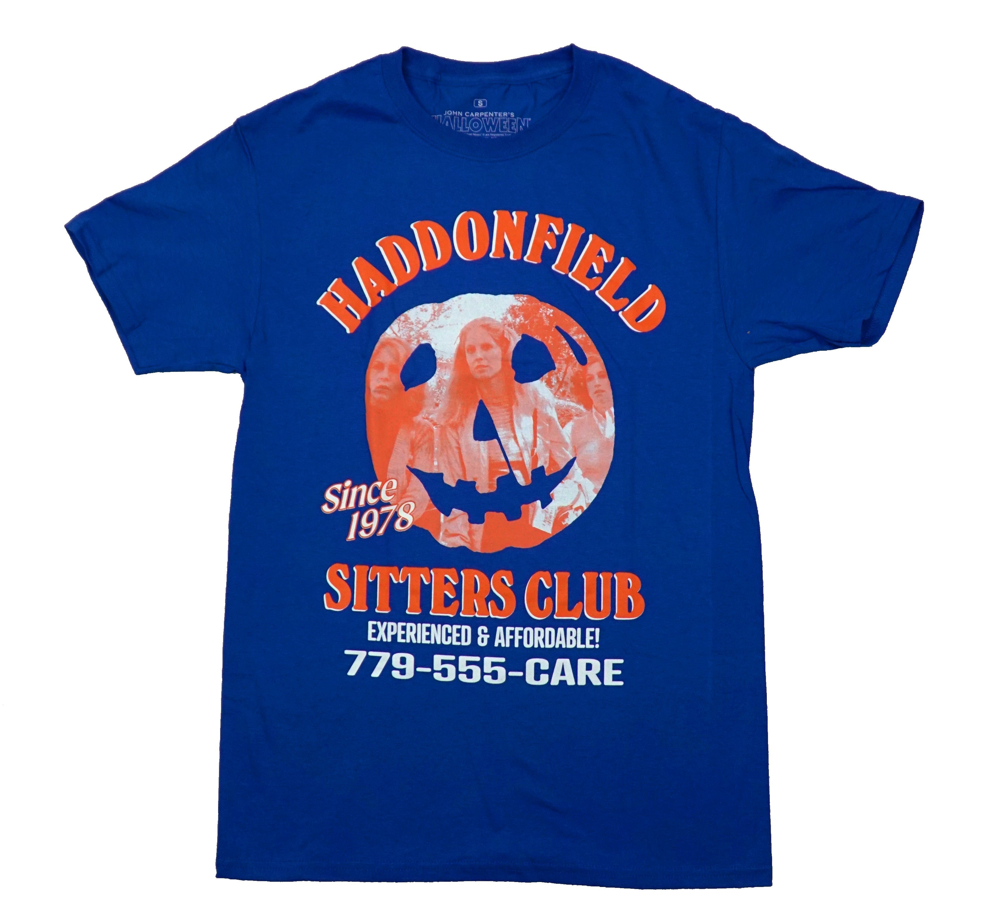 Halloween Mens T-Shirt - Haddonfield 1978 Sitter Club Ad Sitters Pumpkin Hoodie, Sweatshirt | CiraTrend.com