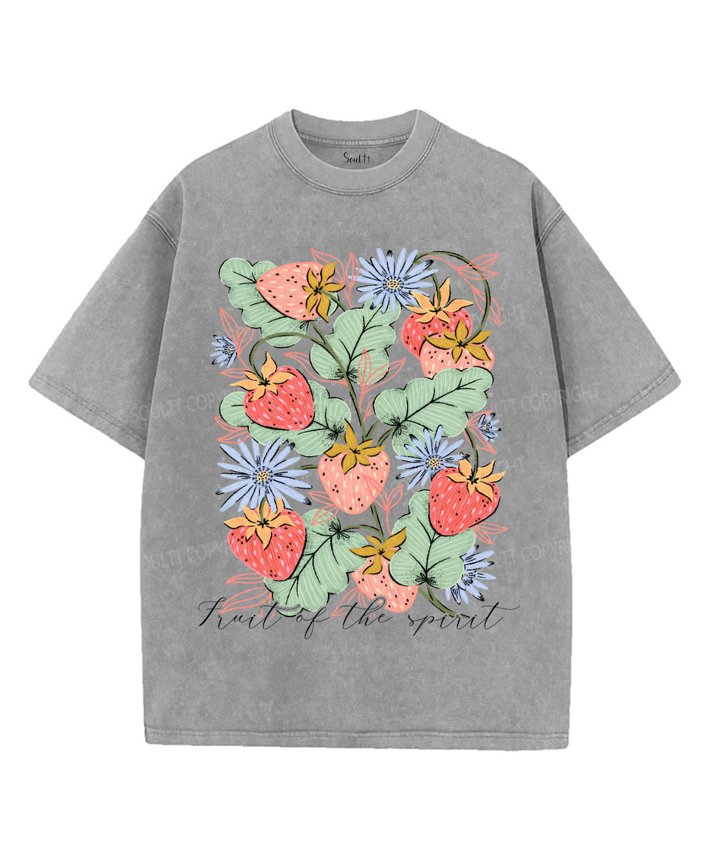 Fruit Of The Spirit Unisex Washed Christian T-shirt Style002 Hoodie, Sweatshirt | CiraTrend.com (Image 2)