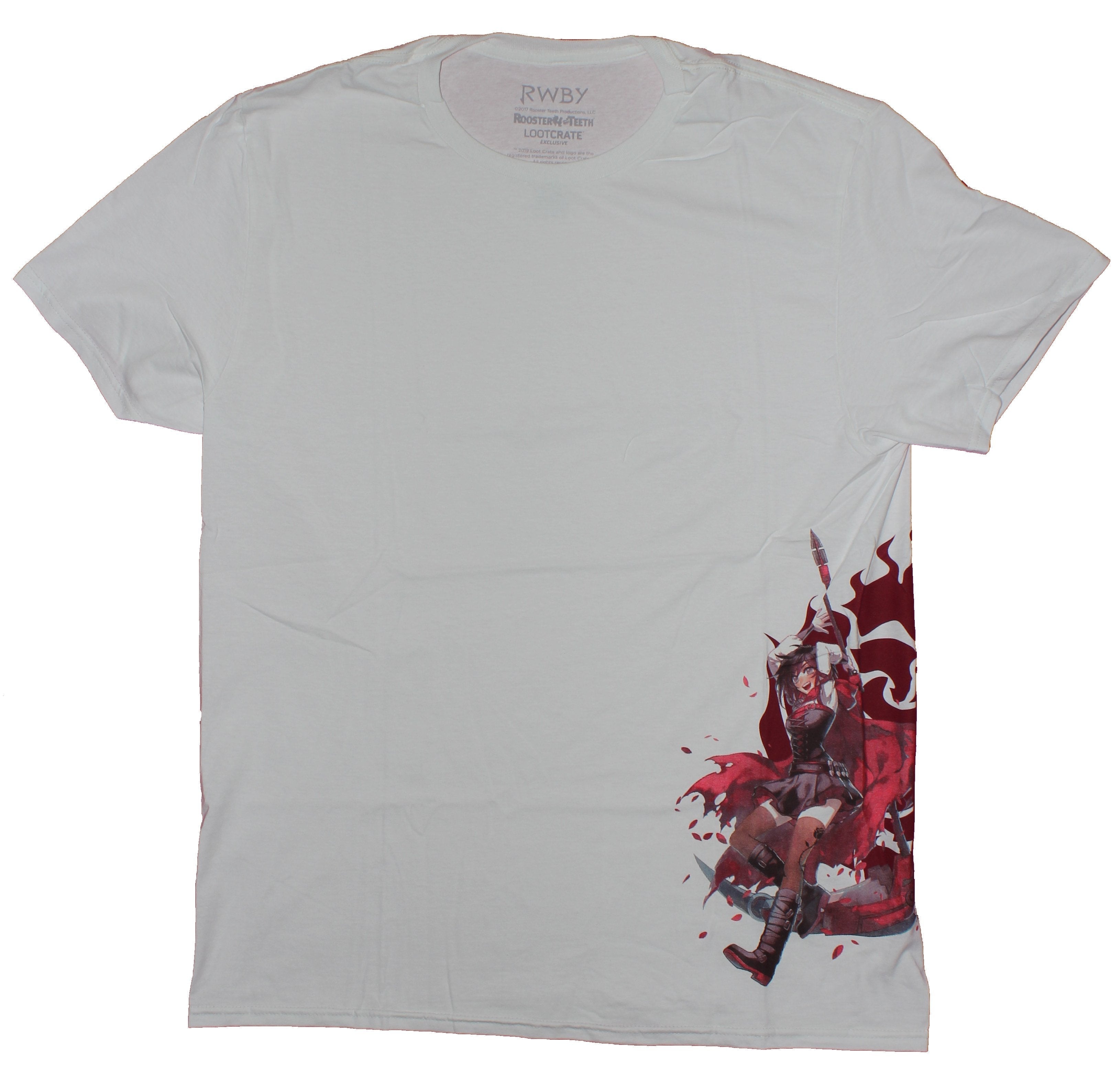 RWBY Mens T-Shirt- Side Print Attacking Character Image Hoodie, Sweatshirt | CiraTrend.com