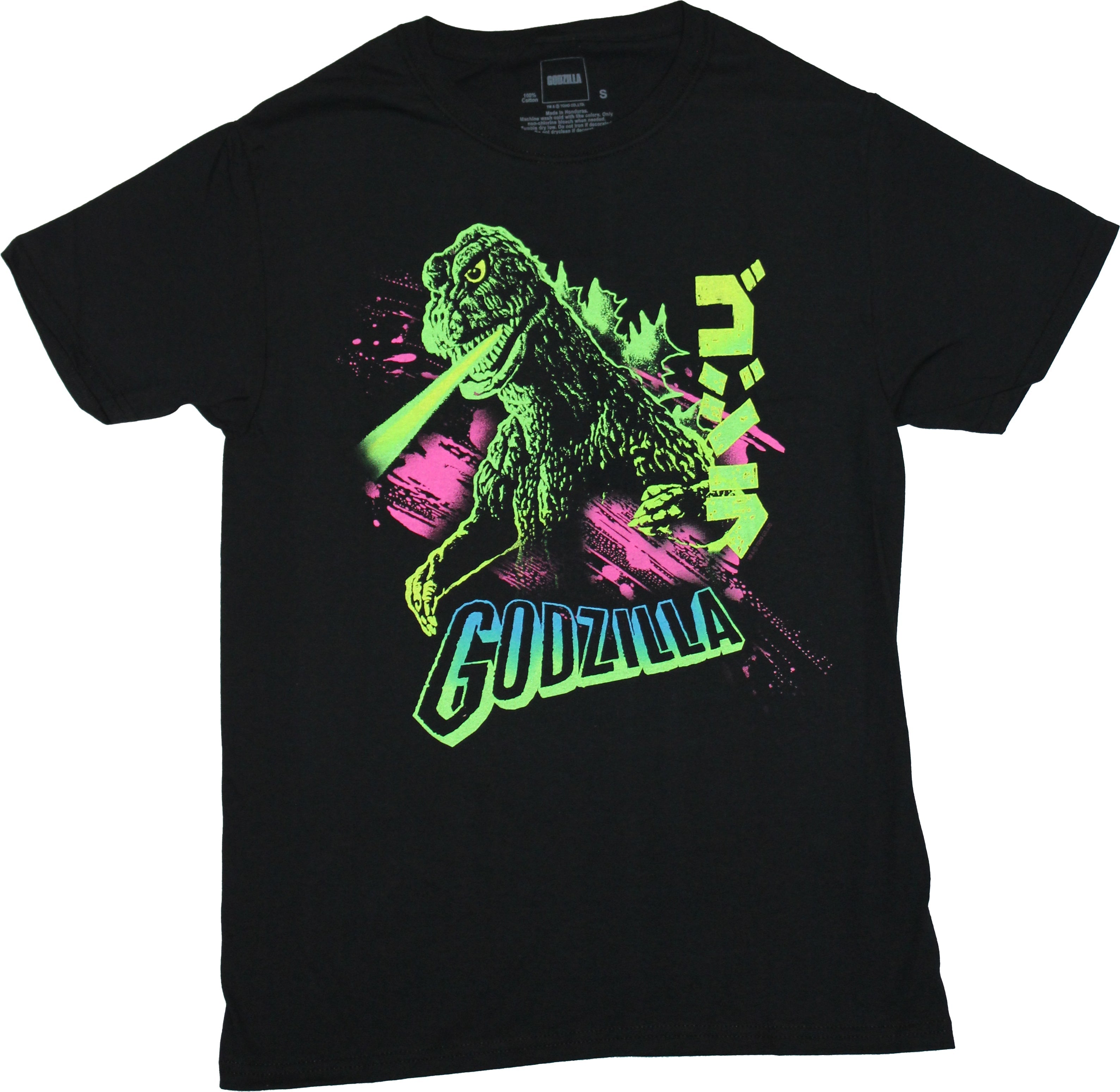 Godzilla Mens T-Shirt - Godzilla: King of the Monsters Neon graphic Hoodie, Sweatshirt | CiraTrend.com