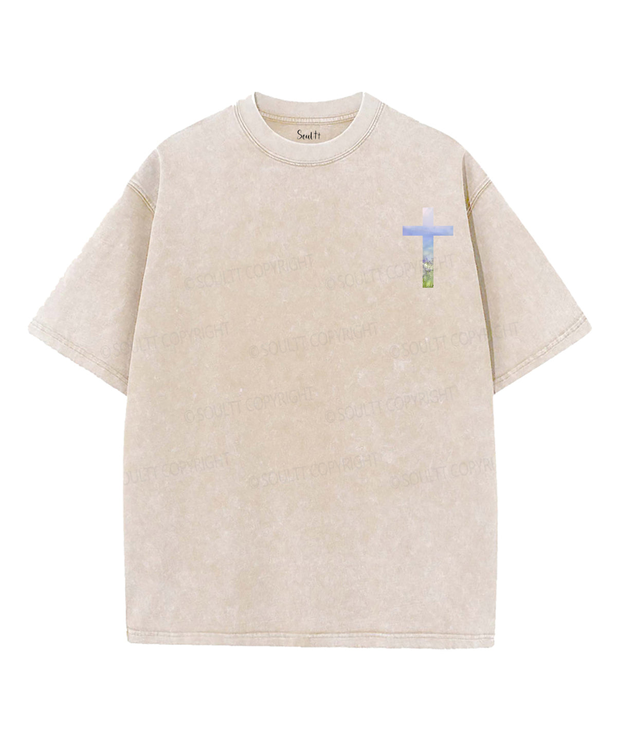 He Left The 99 To Find Me Double Sided Unisex Washed Christian T-shirt Hoodie, Sweatshirt | CiraTrend.com (Image 2)