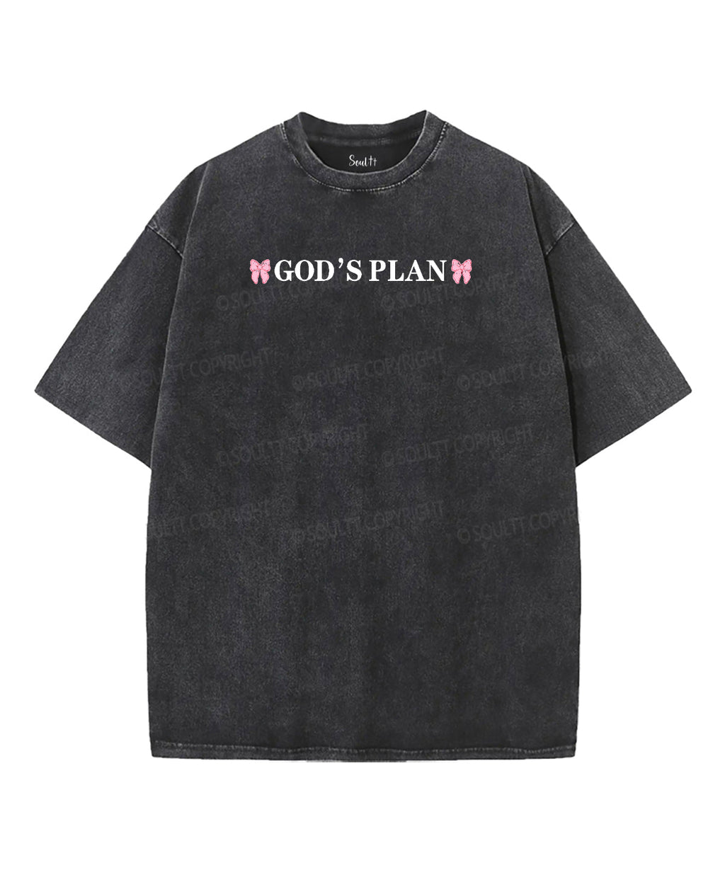 God'S PlanÂ£Â¾My Plan Double Sided Washed Christian T-Shirts, Hoodie, Sweatshirt